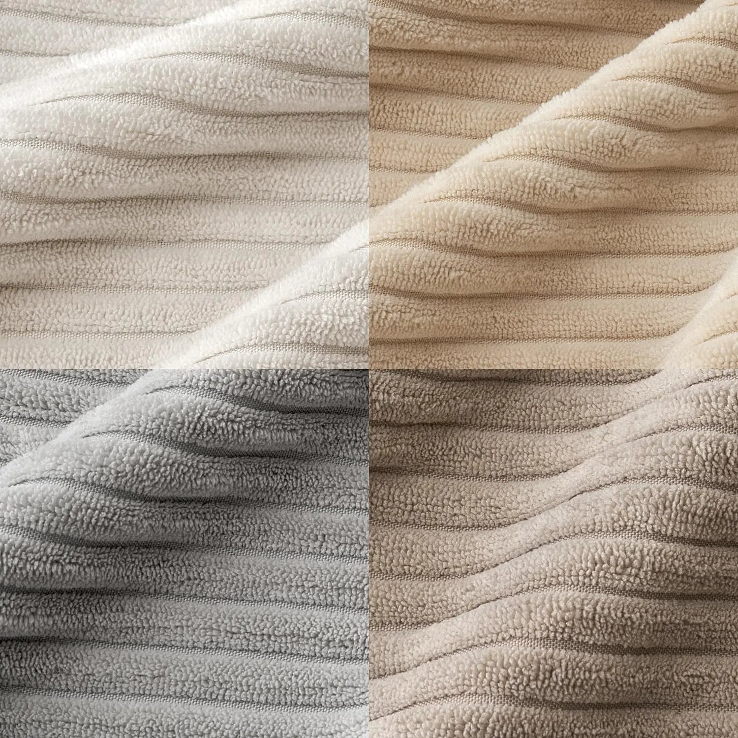 Corduroy Striped Cushion Cover – Soft Boho Throw Pillow Case