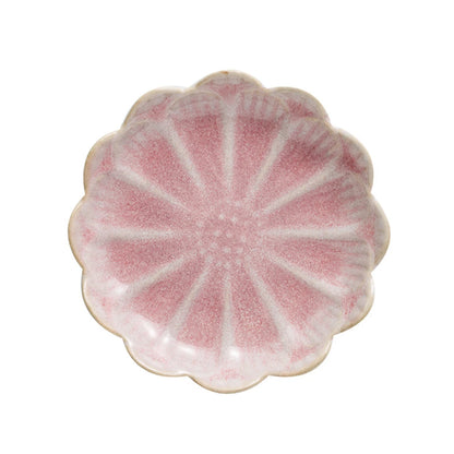 Ceramic Lotus Storage Tray Dish For Decoration Jewelry Rings Plate Organizer Containers Desktop Home Bedroom Decor Boho 1Pc