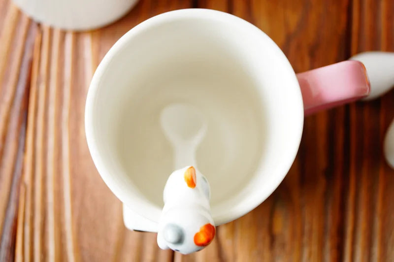 Ceramic Cat Hanging Spoon – Cute Animal Coffee & Dessert Spoon for Cat Lovers