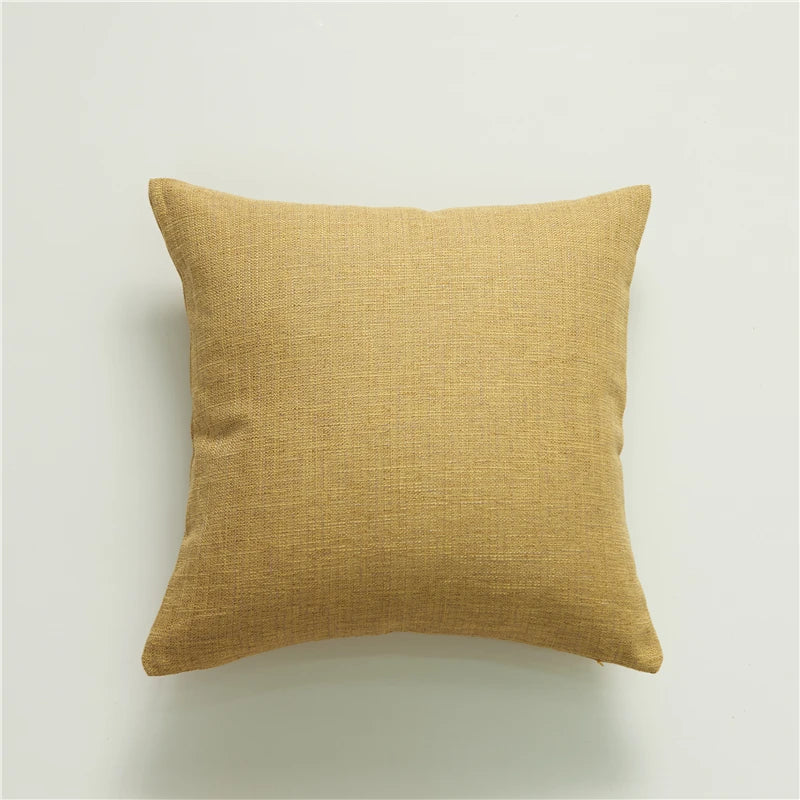 Linen Feel Tassel Pillow Cover – Cushion Cover for Sofa, Bed & Chair | Summer Boho Home Decor