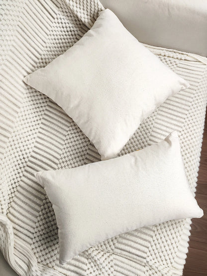 1pc Leaf Embroidered Canvas Throw Pillow Cover for Living Room and Home Decor Cushion Cover Pillowcase Leaves
