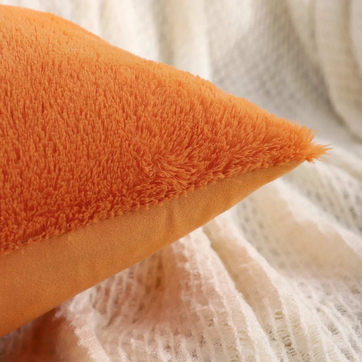 Pumpkin Gold Sequin Embroidered Pillow Cover – Plush Fall Accent for Cozy Autumn Vibes