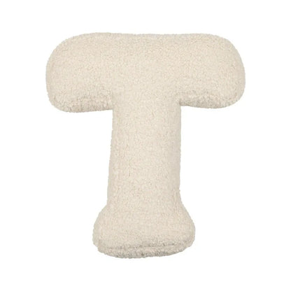 Cozy Lambswool Alphabet Pillow – Plush 3D Letter Cushion for Nursery & Home Décor