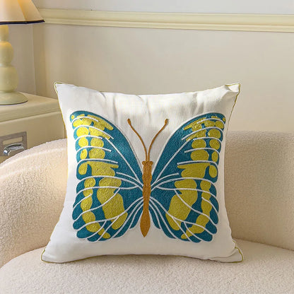 Boho Floral Tufted Decorative Throw Pillow Cover