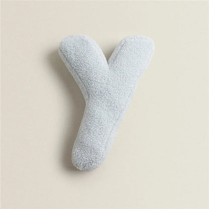 Letter Pillow – Soft Bamboo Fiber Cushion for Boho Home Decor