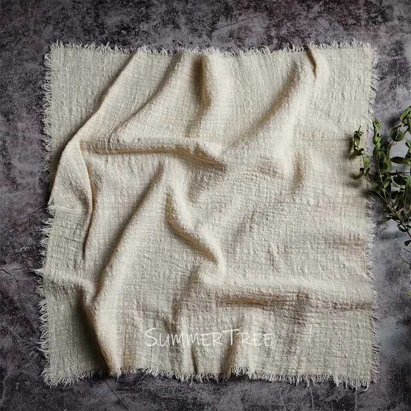 Rustic Cotton Gauze Reusable Napkin – Boho Kitchen & Table Decor - Rust