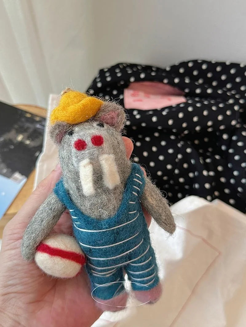 Wool Felt Animal Ornaments