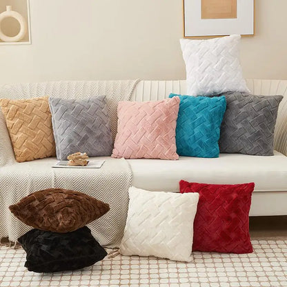 Double-Sided Plush Velvet Pillow Cover