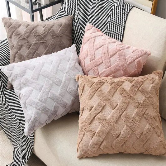 Double-Sided Plush Velvet Pillow Cover