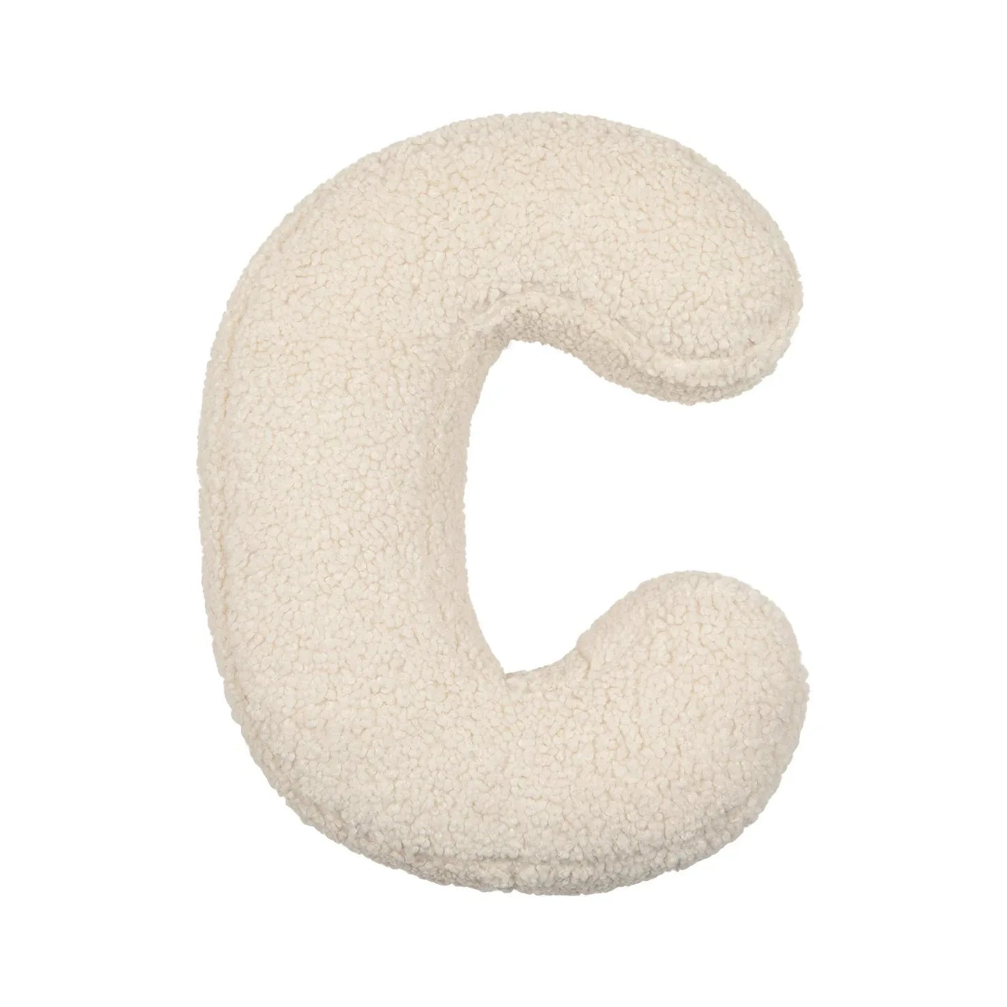 Cozy Lambswool Alphabet Pillow – Plush 3D Letter Cushion for Nursery & Home Décor