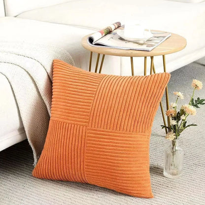 Boho Patchwork Soft Throw Pillow Cover