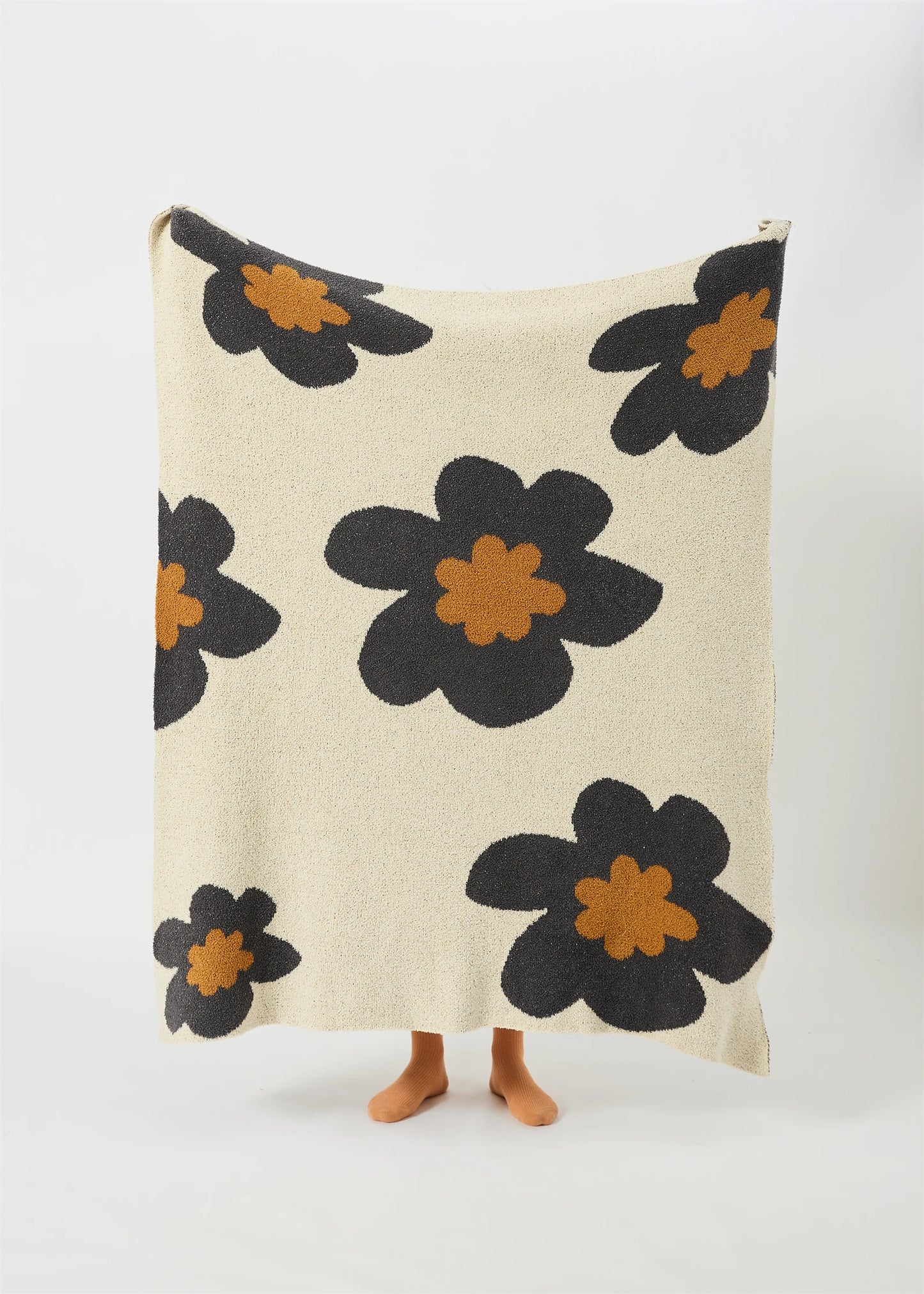 Super Soft Microfiber Floral Throw Blanket – Cozy & Stylish Boho Home Decor