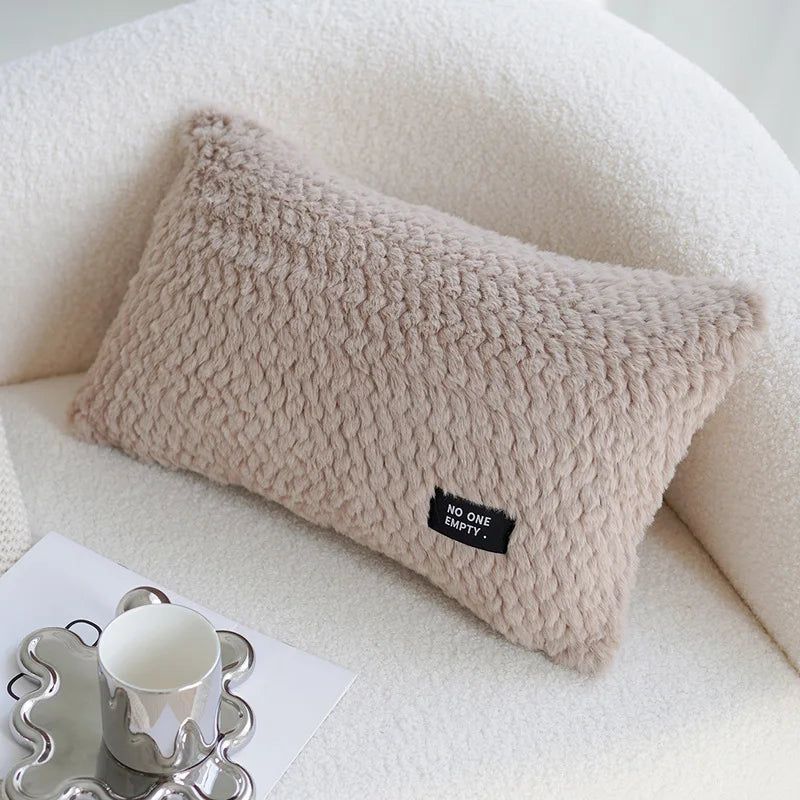 Animal Print Throw Pillow Cover – Light Luxury Embroidered Accent Cushion